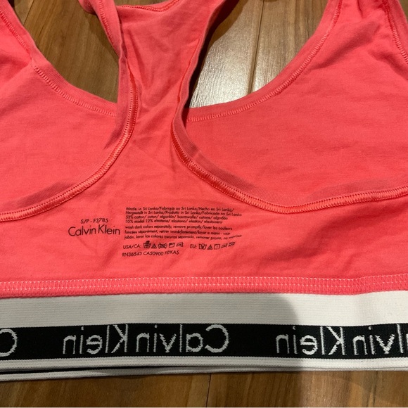 Calvin Klein Coral Racerback Bra - Picture 5 of 5